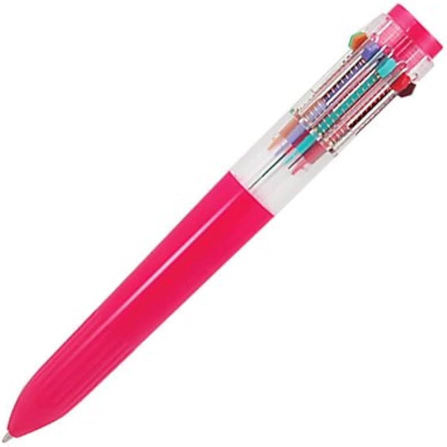 10 colour retractable pen